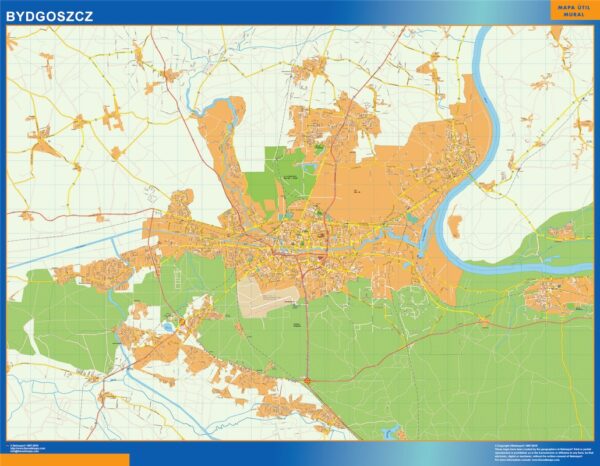 Carte Bydgoszcz Pologne