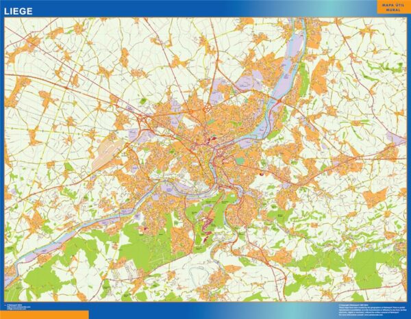 Carte Liège plastifiée