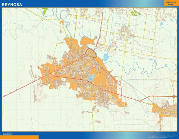 Carte Reynosa Mexique