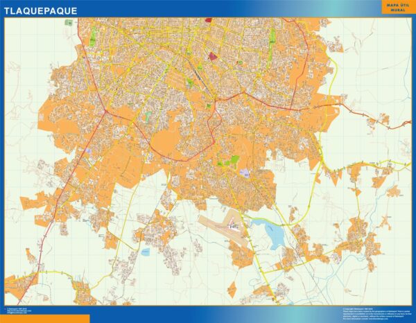 Carte Tlaquepaque Mexique