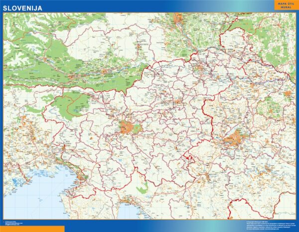 Carte plastifiée Eslovenie