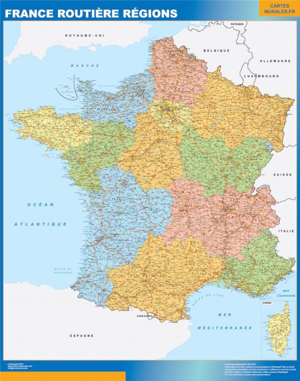 Carte plastifiée France